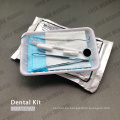 Kit de examen de instrumentos dentales desechables